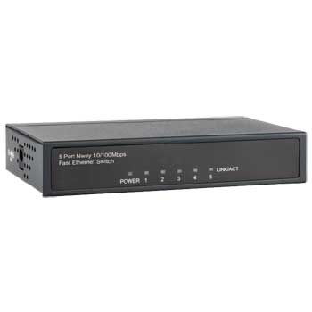 Eten 5 port 10/100 metal Mini Switch Industrial Class : image 1