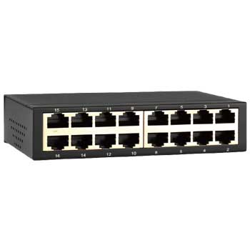 eTen 10/100 16 port Metal Switch Compact Size