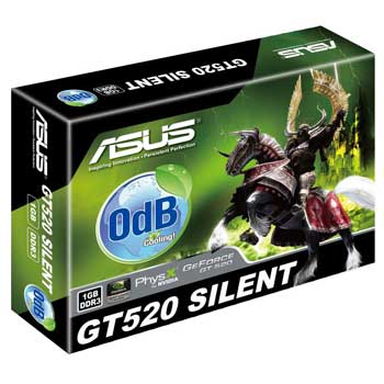 ASUS NVIDIA GT 520 Silent Graphics Card - 1GB : image 2