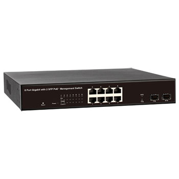 E-TEN PS-5082VM 8 Port Gigabit PoE Switch