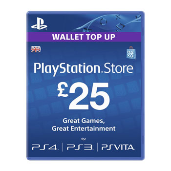 Sony PSN £25 Card for PS4 , PS3 and VITA : image 1