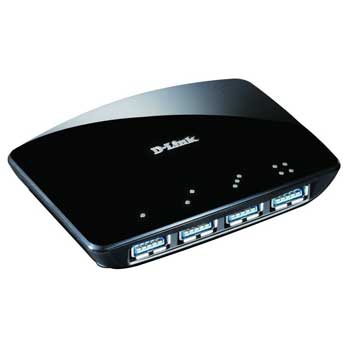 D-Link DUB-1340/B 4 Port USB 3.0 Hub : image 1