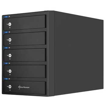 5 bay USB 3.0 or SATA2 Raid Box Sharkoon 4044951011735