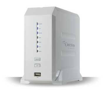 My Ditto Diskless 2 bay NAS box with USB login dongle