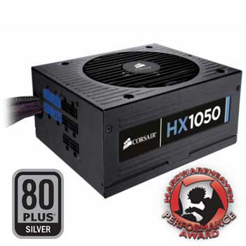 Corsair CMPSU-1050HXUK Professional Series Silver HX 1050W Power Supply (PSU)