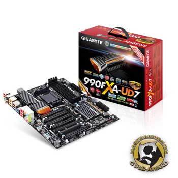 Gigabyte GA-990FXA-UD7 Rev 3.0 AMD 990FX AM3+ Motherboard : image 1