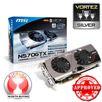 MSI 1280MB GeForce GTX 570 Twin Frozr III Power Edition OC NVIDIA Graphics Card : image 1