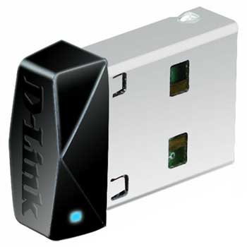 WiFi USB Wireless Super Small Micro Adaptor Pico from D-link DWA-121 : image 1
