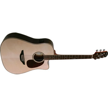 Fairclough Starling Acoustic Electric Guitar - Natural : image 1