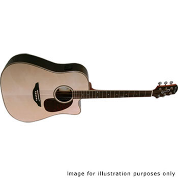 Fairclough Starling Acoustic Electric Guitar - Sunburst : image 1