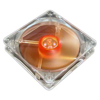 Akasa Amber Case Fan 80mm Silent Ball Bearing 24x7 Use