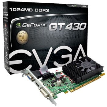 EVGA NVIDIA GT 430 Graphics Card - 1GB