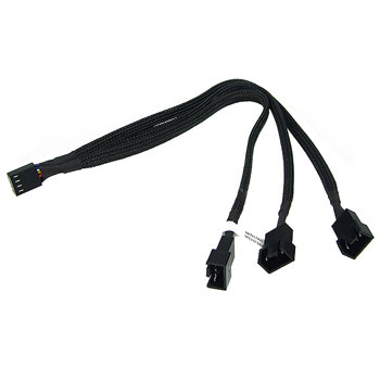 4Pin PWM to 3x 4Pin PWM Y-cable 30cm : image 1