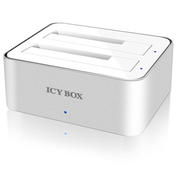 Icy Box USB 3.0 HDD Quickport - 2 Bay desktop docking Station : image 2