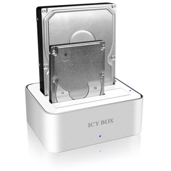 Icy Box USB 3.0 HDD Quickport - 2 Bay desktop docking Station : image 4