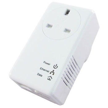 Newlink NL-HP555PTSG 500Mbps Powerline Pass through Homeplug - Single Pack : image 1