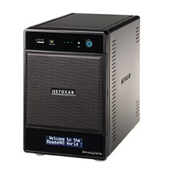 Netgear RNDP4000-100EUS ReadyNAS Pro 4 NAS with Hybrid cloud archive, supports RAID 0, 1, 5, 6, 10