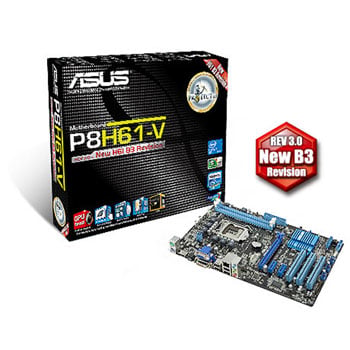 ASUS P8H61-V <REV 3.0> Intel H61 Socket 1155 Motherboard