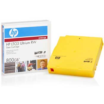 LTO3 Backup Tape 400GB to 800GB - HP C7973A