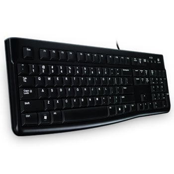 Logitech K120 Keyboard Slim with Full Keys, Spill Resistant USB : image 1