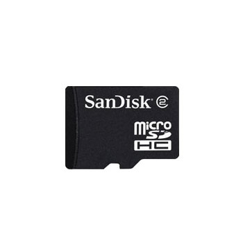 8GB SanDisk microSDHC with SD Adaptor