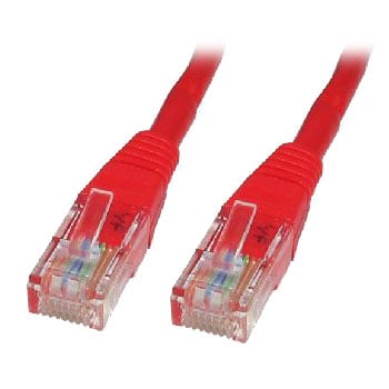 Xclio CAT5e 1.5M Snagless Moulded Gigabit Ethernet Cable RJ45 Red : image 1