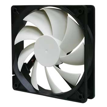 NZXT FN-120RB 9 Blade Rifle Bearing Quiet 120mm Fan with Braided Cable
