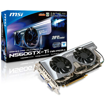 MSI 1GB GeForce GTX 560 Ti Twin Frozer II NVIDIA Graphics Card