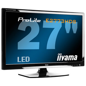 Iiyama Prolite E2773HDS-B1 27" LED Monitor with HDMI and Fast 1ms Access