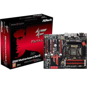 ASRock Fatal1ty Z68 Professional Gen3 Intel Z68 Socket 1155 Motherboard