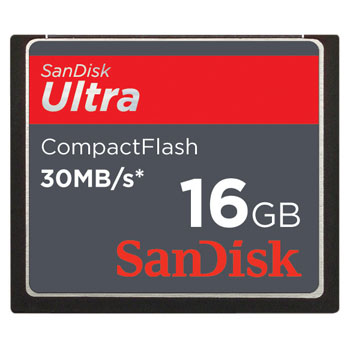 SanDisk Ultra Compact Flash  16GB LN41457  SDCFH016GU46  SCAN UK