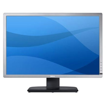 Dell U2412M 24" IPS Monitor Height/Tilt/Swivel/Pivot Adjustable Silver : image 1