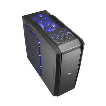 Xclio Touch 787 Black Large Mid Tower Performance Case with 10x120mm Case Fans : image 2