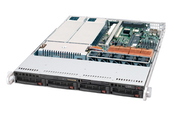 Supermicro 6014P-8R 1U Superserver Black : image 1