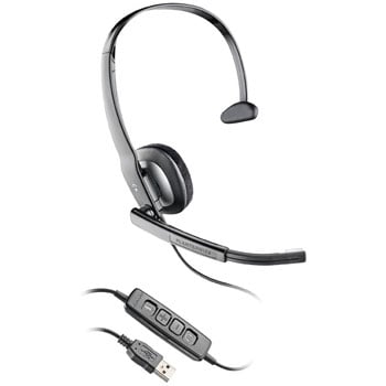 Plantronics 80298-02 C210 Blackwire 200 Series Monaural Headset