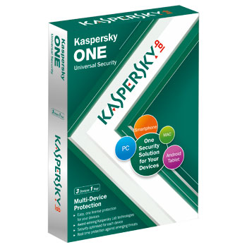 Kaspersky ONE one-license solution to protect your PCs Macs Smartphones and Tablets 3 Devices