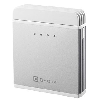 Cooler Master Choiix iPower Fort 1450mAh White Rechargable Power Backup Battery Pack for iPhone/iPod : image 1
