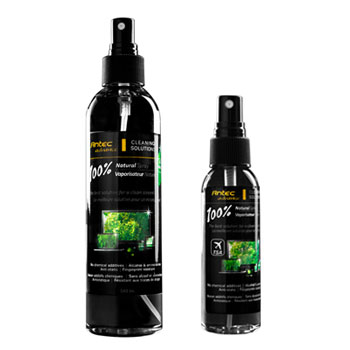 Antec Natural Cleaning Spray 240ml and 60ml with 30x30cm Microfibre Cloth : image 1