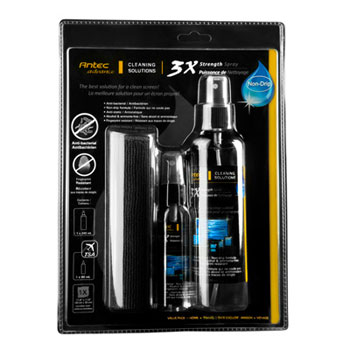 Antec 3X Strength Cleaner Anti-bacterial Spray 60ml bottle with Cloth