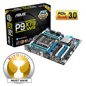 P9X79 WS Intel S2011 ASUS Work Station Class Motherboard
