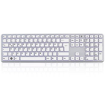 Aluminium Keyboard USB Connection from Keysonic KSK-8021U