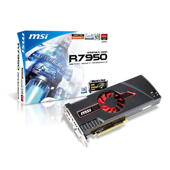 MSI Overclocked Radeon HD 7950 AMD Graphics Card - 3GB