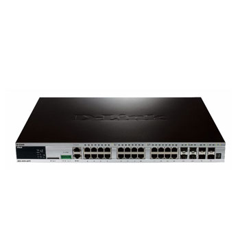 D-Link DGS-3420-28PC xStack 24-port 10/100/1000 Layer 2+ Stackable