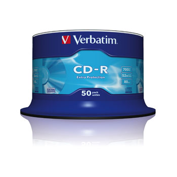 Verbatim 50x CD-R 52x Extra Protection : image 1