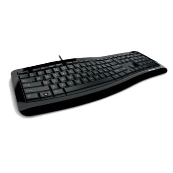Microsoft Comfort Curve Keyboard 3000 Slimline Full Size USB