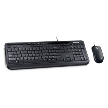 Microsoft Wired Desktop 600 Keyboard & Mouse Black : image 2