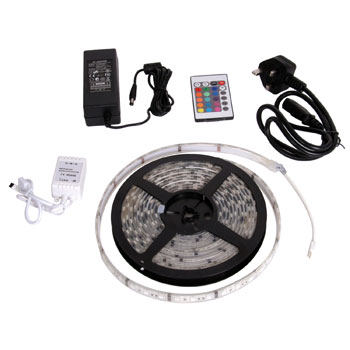 YYC RGB 5m Strip Light kit. 60 LED/m, IP65