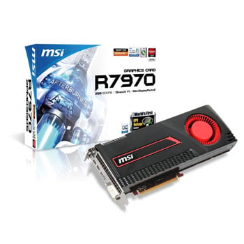 MSI HD 7970 Overclocked  3GB AMD Radeon Graphics Card