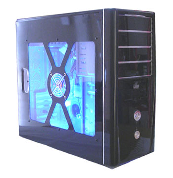 Enermax CS-527 Black Midi Tower Case w/o PSU with Side Window : image 1