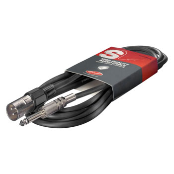 1m Stagg XLR(M)-Jack Cable